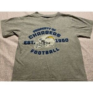 Official NFL Team Apparel Reebok San Diego Chargers Kids Toddler 5/6 Gray VTG